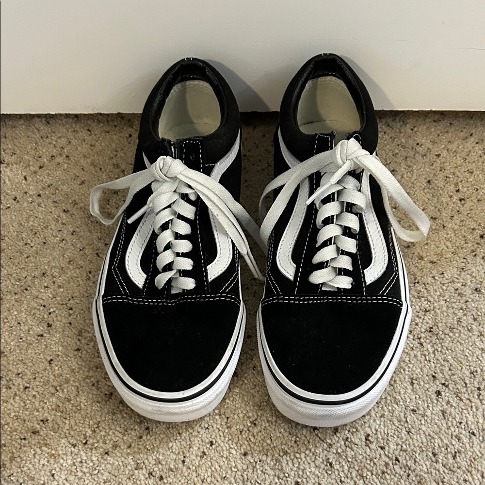 Vans Black and White Women's Sneakers